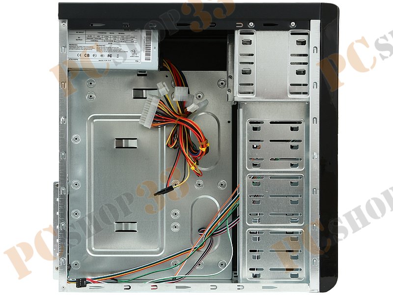 Корпус Miditower Codegen 3336-A11, ATX, черно-серебр. (450Вт)