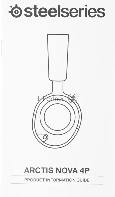 Наушники с микрофоном Steelseries Arctis Nova 4P черный накладные Radio оголовье (61641)