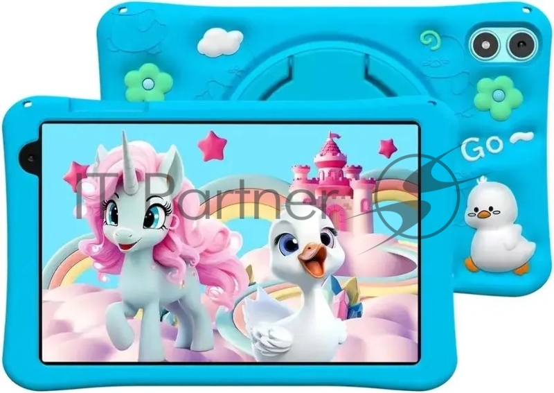 Планшет Teclast P85T Kids A133 (1.6) 8C RAM4Gb ROM64Gb 8 IPS 1280x800 Android 14 голубой 2Mpix 0.3Mpix BT GPS WiFi Touch microSD 512Gb 5000mAh 5hr