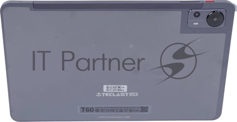 Планшет Teclast T60 Tiger T616 (2.0) 8C RAM8Gb ROM256Gb 11.97 IPS 2000x1200 4G Android 13 серый 13Mpix 5Mpix BT GPS WiFi Touch microSD 1Tb 8000mAh