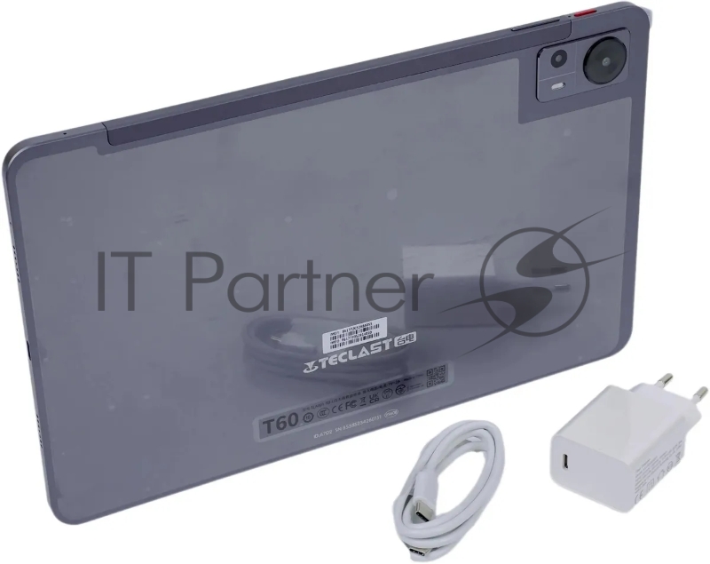 Планшет Teclast T60 Tiger T616 (2.0) 8C RAM8Gb ROM256Gb 11.97 IPS 2000x1200 4G Android 13 серый 13Mpix 5Mpix BT GPS WiFi Touch microSD 1Tb 8000mAh