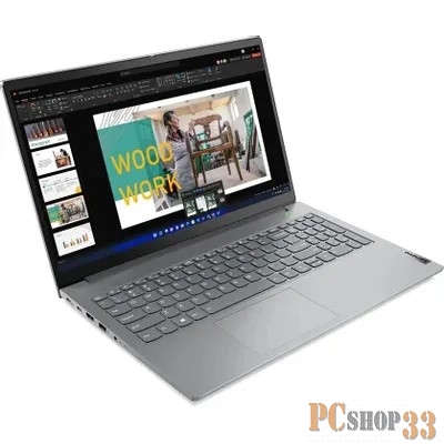 Ноутбук Lenovo Thinkbook 15 G4 IAP Core i5 1235U 8Gb SSD256Gb Intel Iris Xe graphics 15.6 IPS FHD (1920x1080) Windows 11 Professional 64 grey WiFi BT Cam (21DJ00C5AU)