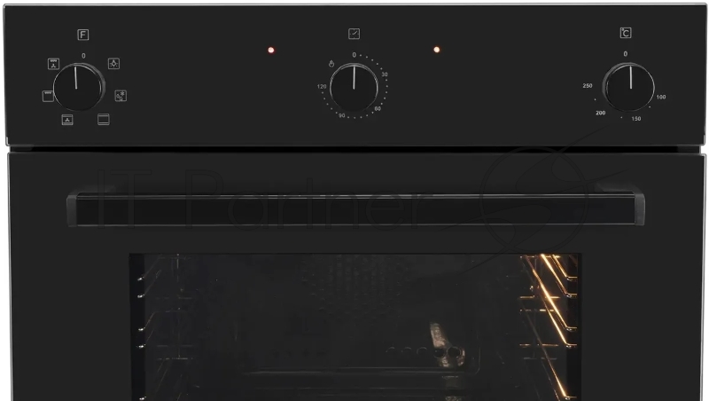 Духовой шкаф Электрический Hyundai 6006.03 BG черное стекло