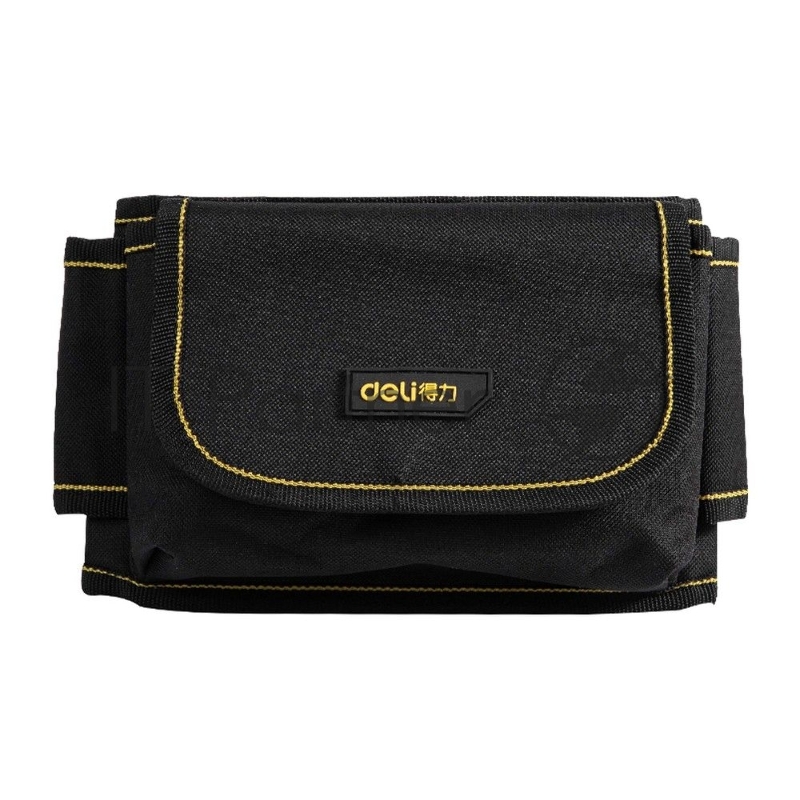 Пояс монтажника со сквозными карманами Deli DL5864 600 x 145 x 50 мм, 8+1 карманов, ткань Оксфорд 600D