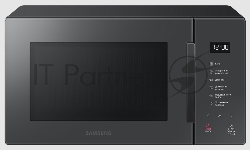 Микроволновая Печь Samsung MS23T5018AC/BW 23л. 800Вт антрацит