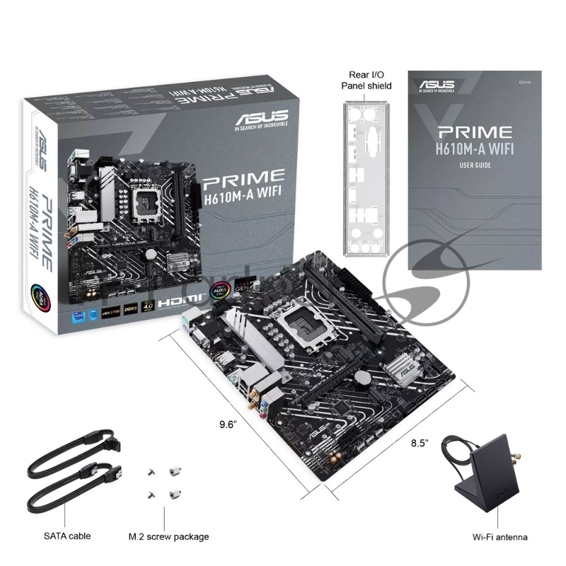 Материнская плата Asus PRIME H610M-A WIFI /LGA1700,H610,USB3.2GEN2,WIFI5