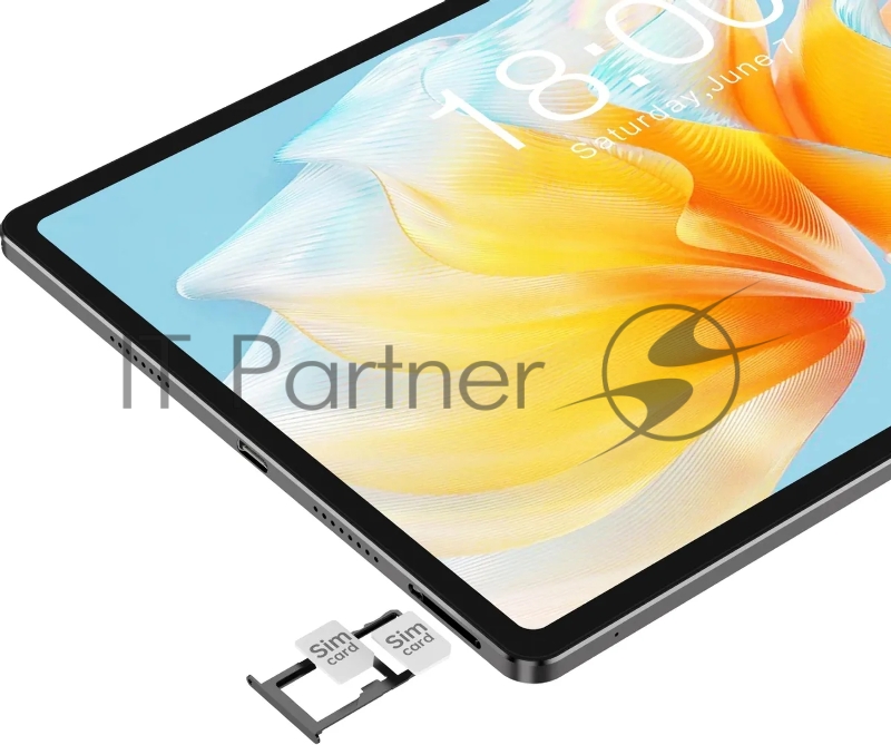 Планшет Teclast T40 Air Tiger T616 (2.0) 8C RAM8Gb ROM256Gb 10.36 IPS 2000x1200 3G 4G Android 13 серебристый 13Mpix 8Mpix BT GPS WiFi Touch microSD 1Tb 7200mAh 10hr