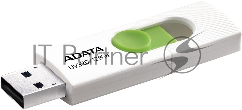 Флеш накопитель 128GB USB 3.2 Gen1 AUV320-128G-RWHGN White/Green