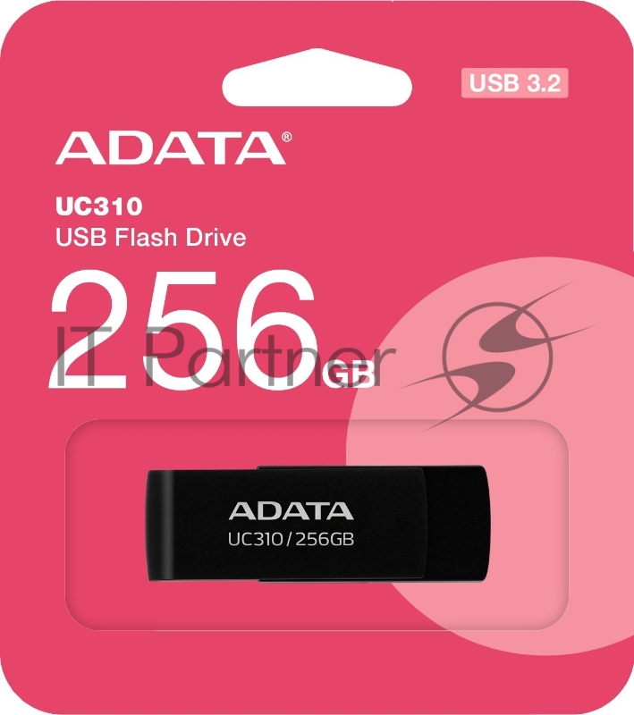 Флеш накопитель 256GB USB 3.2 Gen1 UC310-256G-RBK Black