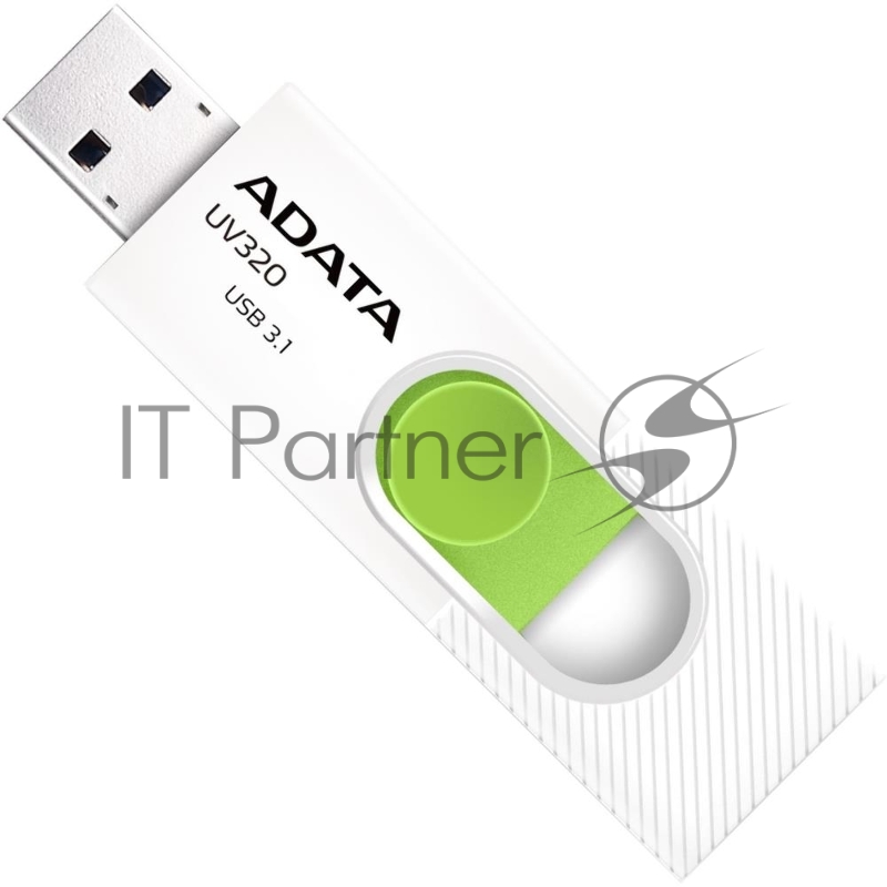 Флеш накопитель 256GB USB 3.2 Gen1 AUV320-256G-RWHGN White/Green