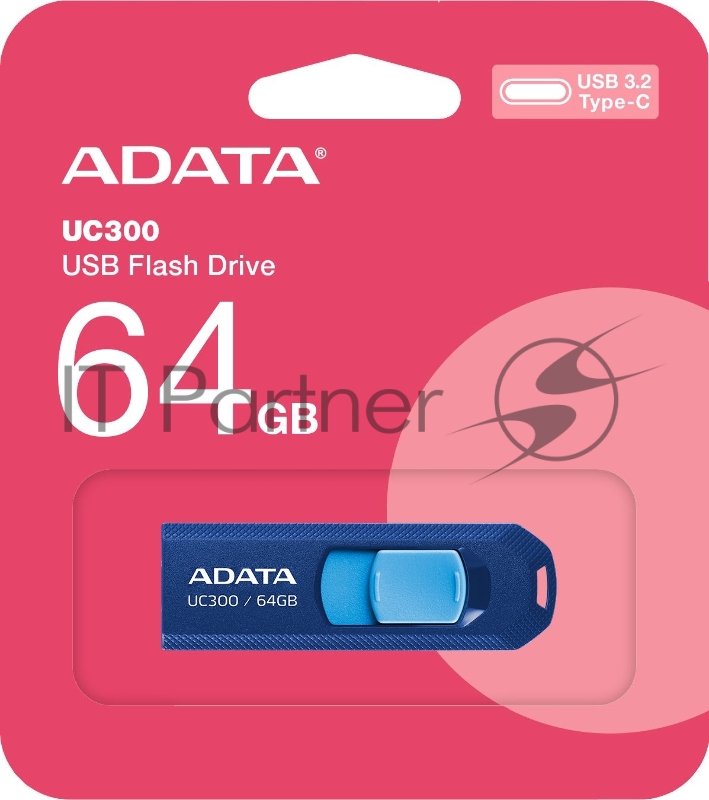 Флеш накопитель 64GB USB 3.2 Gen1 ACHO-UC300-64G-RNB/BU