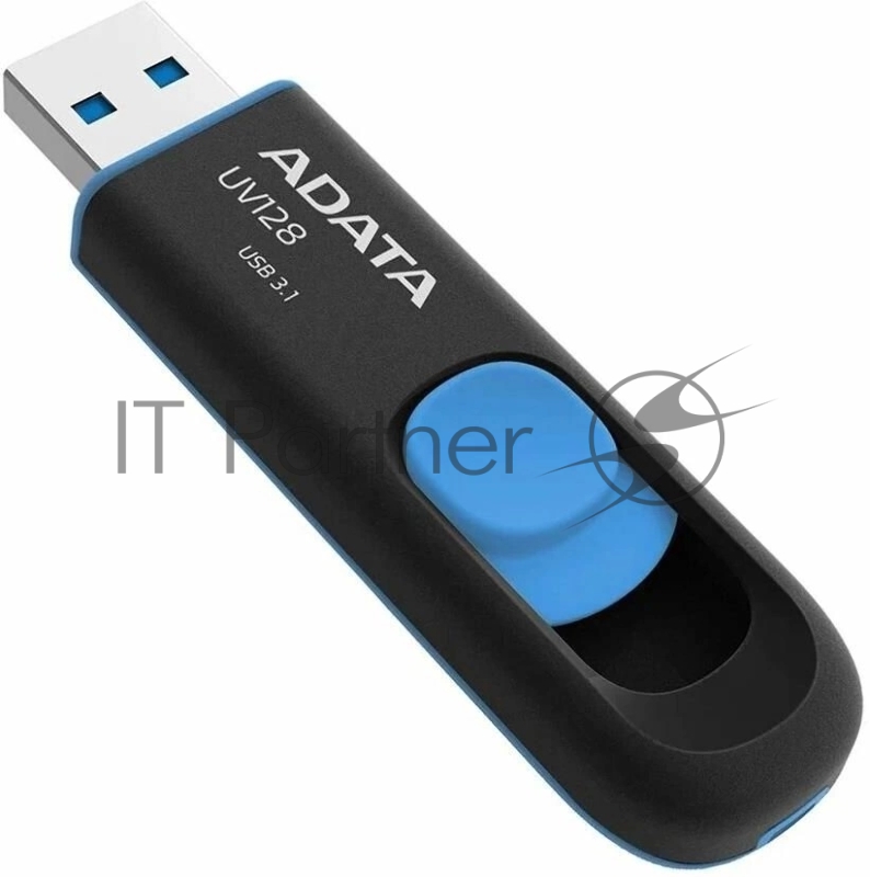 Флеш накопитель 512GB USB 3.2 Gen1 AUV128-512G-RBE Black/Blue, Performance (Max.): Up to 100MB/s read
