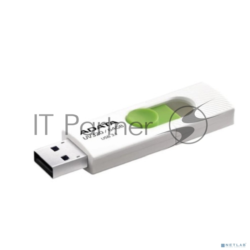 Флеш накопитель 64GB USB 3.2 Gen1 AUV320-64G-RWHGN White/Green