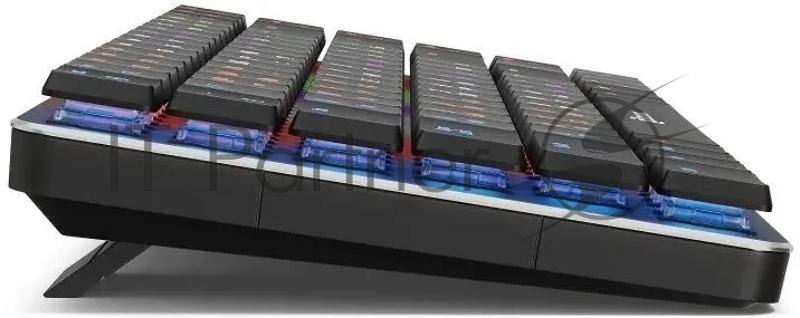 Клавиатура Оклик K615X механическая черный/серебристый USB Multimedia for gamer LED (1934413)