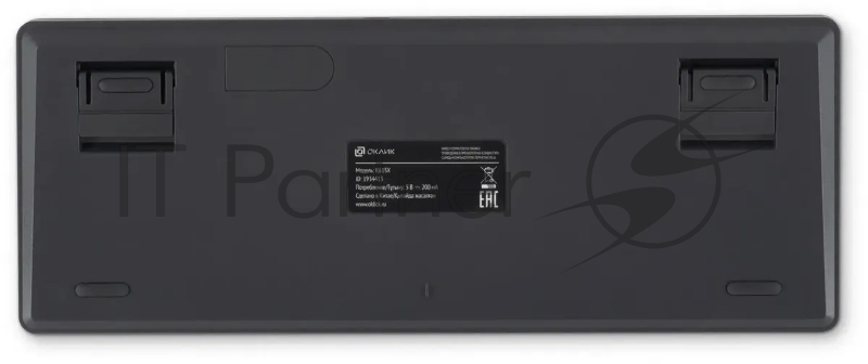 Клавиатура Оклик K615X механическая черный/серебристый USB Multimedia for gamer LED (1934413)