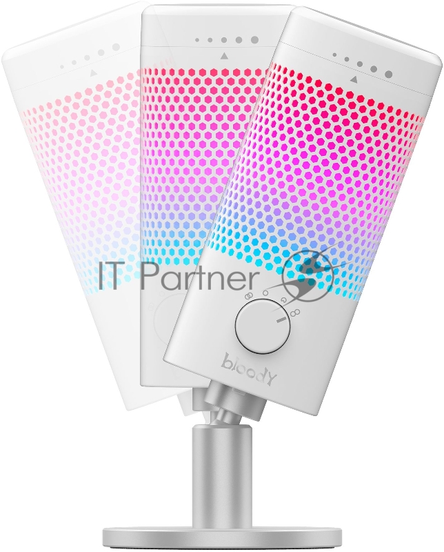 Микрофон проводной A4Tech Bloody GM50 Pro 2.5м белый