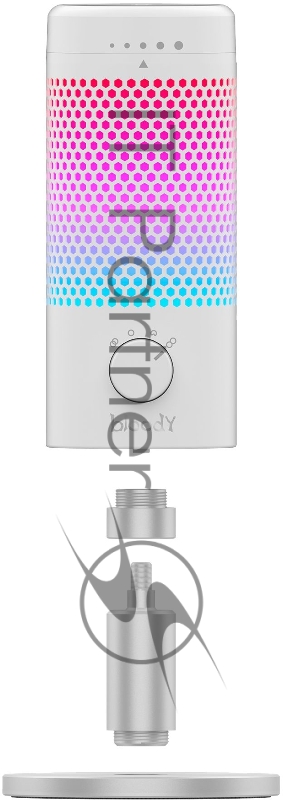 Микрофон проводной A4Tech Bloody GM50 Pro 2.5м белый