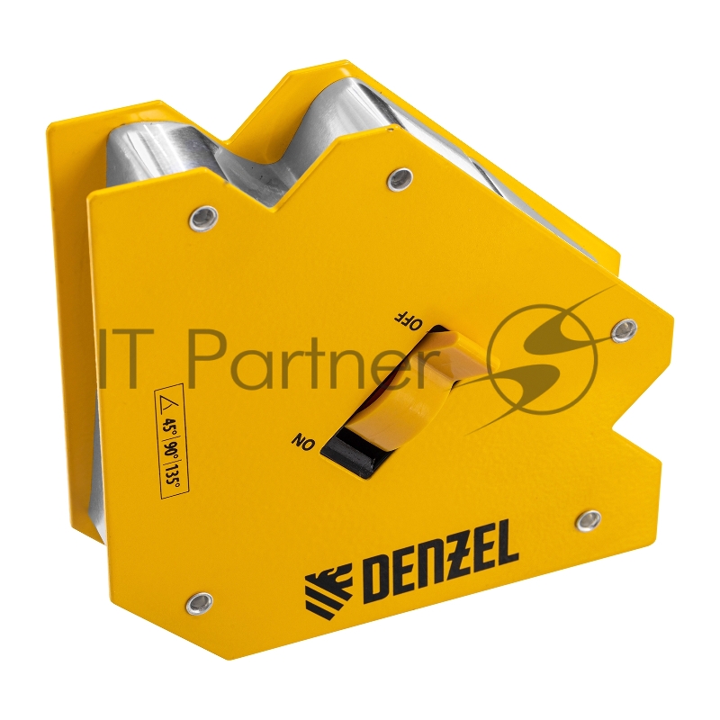 Фиксатор магнитный отключаемый для сварочных работ усилие 55 LB, 45х90х135 град.// Denzel