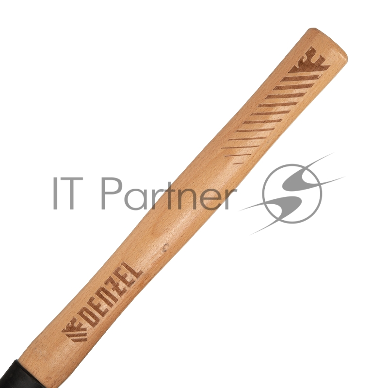 Молоток слесарный, 300 г, кованый квадратный боек, буковая рукоятка// Denzel