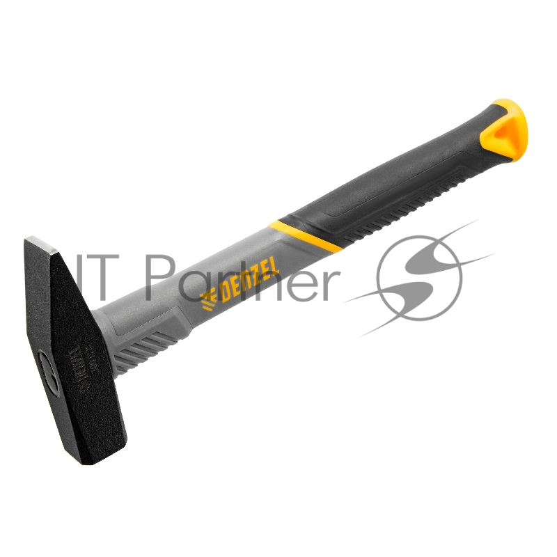 Молоток слесарный, 300 г, кованый, фибергласовая рукоятка c TPR покрытием // Denzel