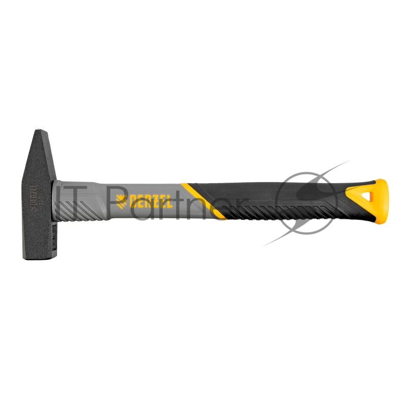 Молоток слесарный, 300 г, кованый, фибергласовая рукоятка c TPR покрытием // Denzel