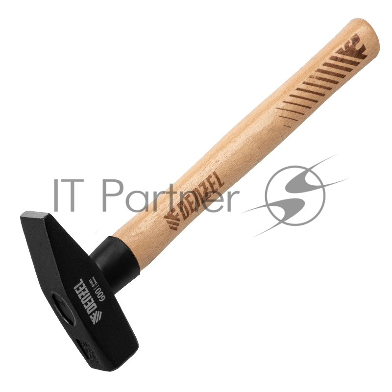 Молоток слесарный, 600 г, кованый квадратный боек, буковая рукоятка// Denzel