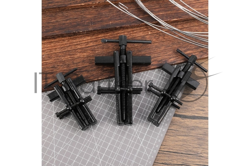 Съемник подшипников двухзахватный с регулируемым зажимом Deli DL-E106 150мм, сталь 45#