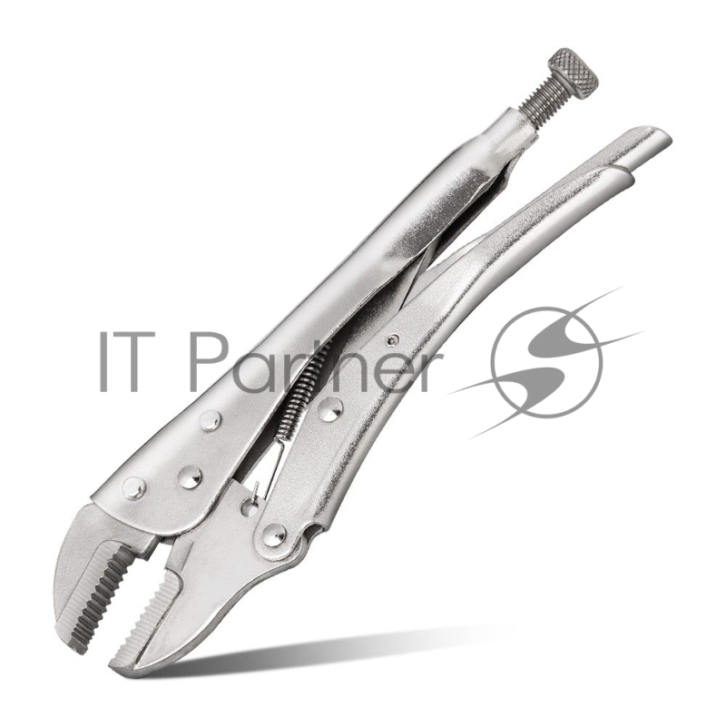 Зажимные клещи с прямыми губками Deli DL109010 220мм, рабочий ход 65мм, регулировочный винт