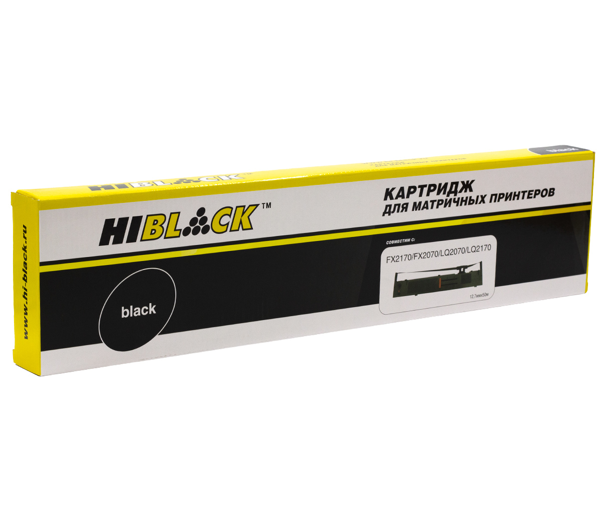 Картридж Epson FX-2170/2180/LQ-2070/2080/2170 (Hi-Black) BK, 50m