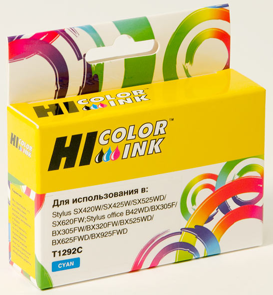 Картридж Epson Stylus SX230/235W/SX420W/SX425W/BX305F (Hi-Black) new, C13T12924010, C