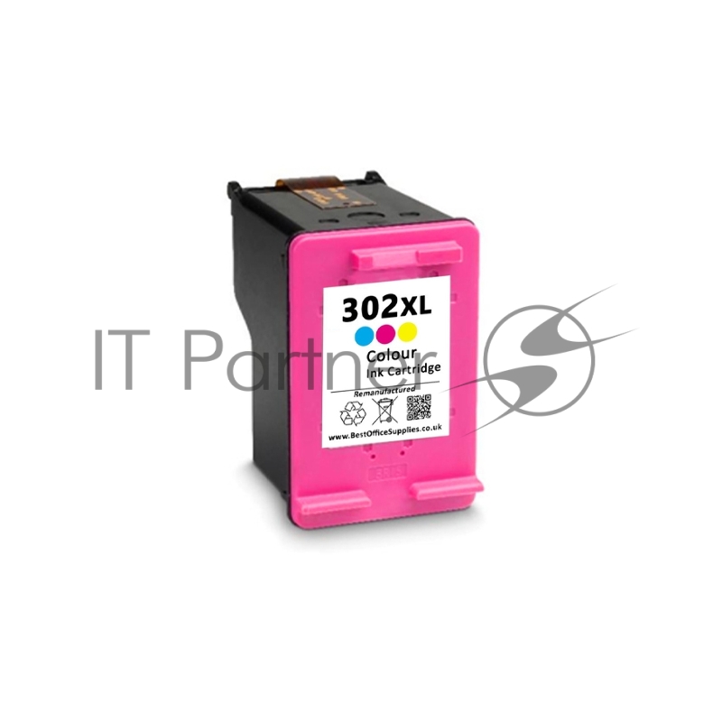 Струйный картридж NV Print 302XLC (NV-F6U67AE) Color для HP DeskJet 1110, 2132, 3630, 3632 Envy 4512, 4520, 4522 OJ 3830, 4650, 4655 (330 стр)