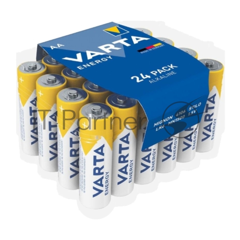 Батарея Varta Energy LR6 AA (24шт) блистер