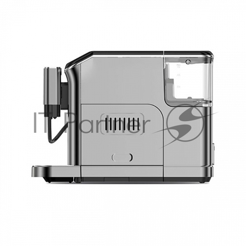 Кофемашина BQ CM6000 Steel-Black, Давление 20 бар, Мощность 1350 Вт, Съемный резервуар для воды 1.5 л, Резервуар для молока 750 л, 180 гр объем кофемолки , 15 cтепеней помола, Автоматический капучинатор, Функция предсмачивания и программирования объе