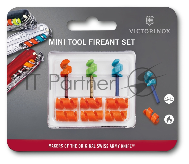 Набор инструментов для пероч.ножа Victorinox FireAnt (4.1330.B1) ассорти блистер
