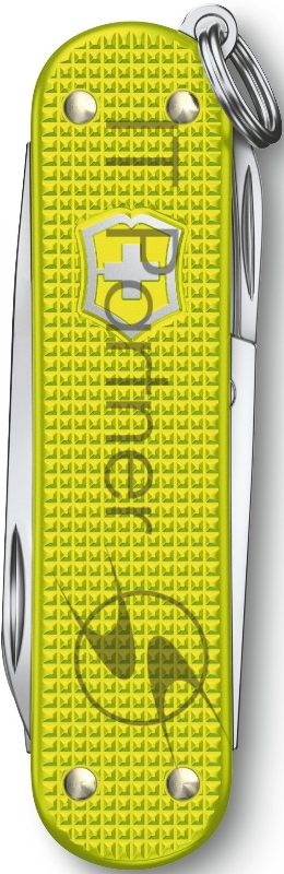 Нож перочинный Victorinox Alox Classic (0.6221.L23) 58мм 5функц. желтый подар.коробка