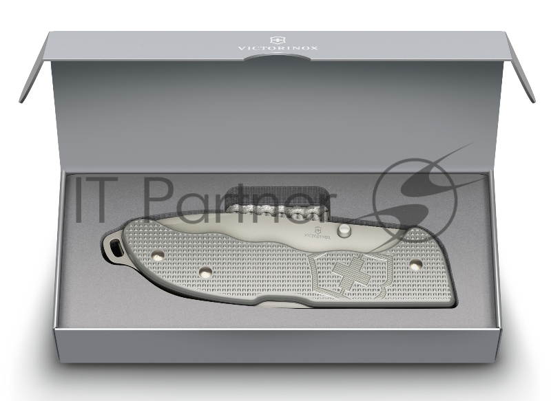 Нож перочинный Victorinox Evoke Alox (0.9415.D26) 136мм 5функц. серебристый подар.коробка