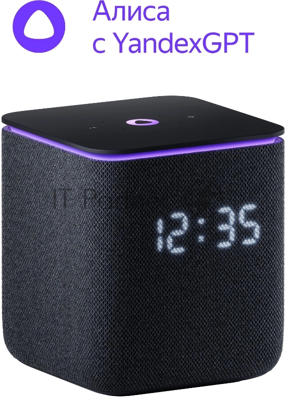 Умное домашнее устройство YANDEX ZigBee Wi-Fi Bluetooth черный 96 x 96 x110 mm YNDX-00054BLK
