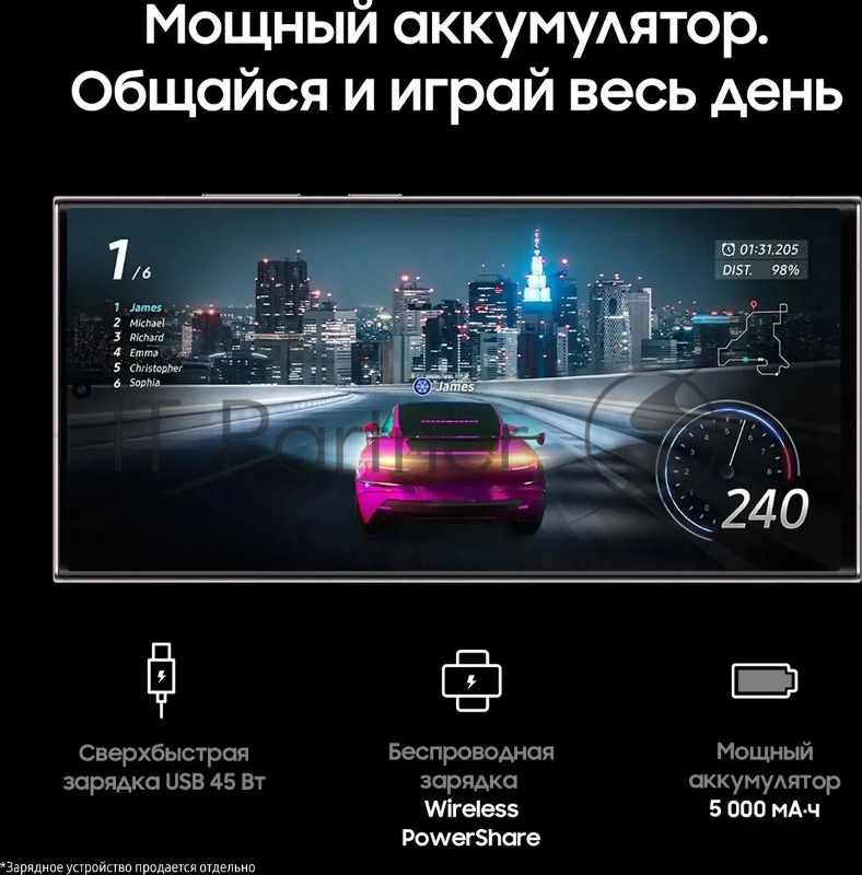 Мобильный телефон SAMSUNG GALAXY S23 ULTRA 12/512GB LAVAND S918