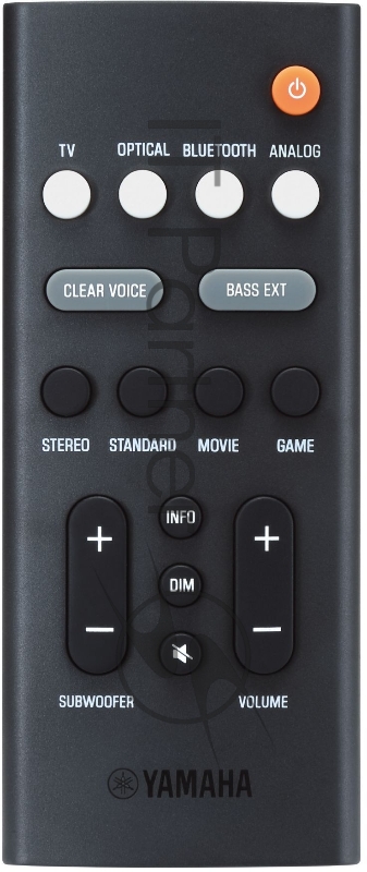 Саундбар Yamaha SR-C20A 2.0 40Вт+60Вт белый