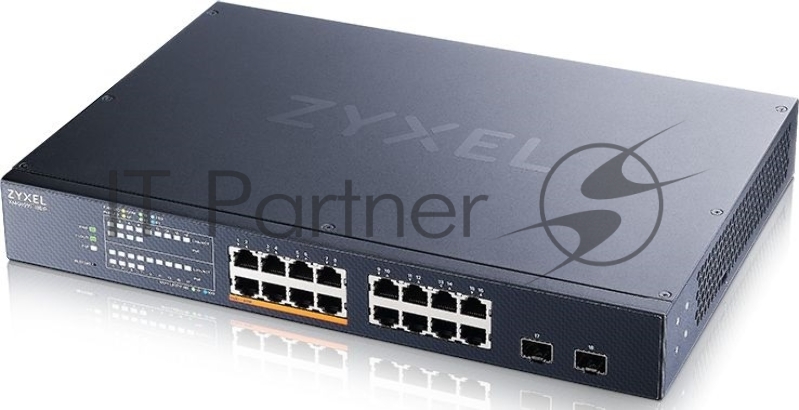 Коммутатор Zyxel NebulaFlex XMG1915-18EP-EU0101F 16x2.5Гбит/с 2SFP+ 8PoE++ 180W управляемый