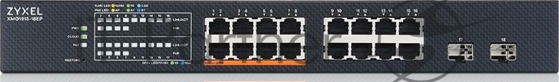 Коммутатор Zyxel NebulaFlex XMG1915-18EP-EU0101F 16x2.5Гбит/с 2SFP+ 8PoE++ 180W управляемый