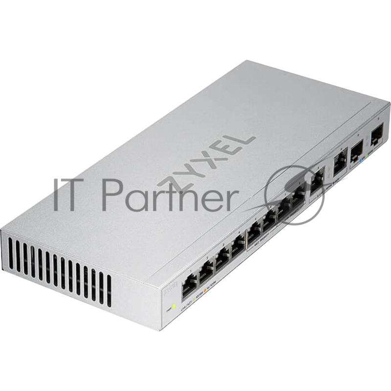 Коммутатор Zyxel XGS1010-12-ZZ0102F 8x1Гбит/с 2x2.5Гбит/с 2SFP+ неуправляемый