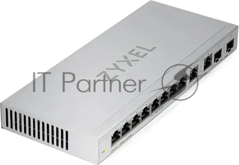 Коммутатор Zyxel XGS1010-12-ZZ0102F 8x1Гбит/с 2x2.5Гбит/с 2SFP+ неуправляемый