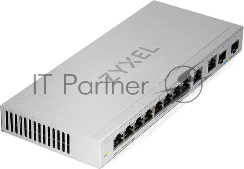 Коммутатор Zyxel XGS1010-12-ZZ0102F 8x1Гбит/с 2x2.5Гбит/с 2SFP+ неуправляемый
