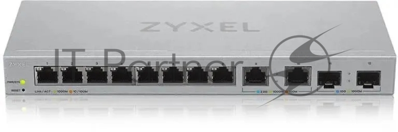 Коммутатор Zyxel XGS1210-12-ZZ0102F 8x1Гбит/с 2x2.5Гбит/с 2SFP+ управляемый