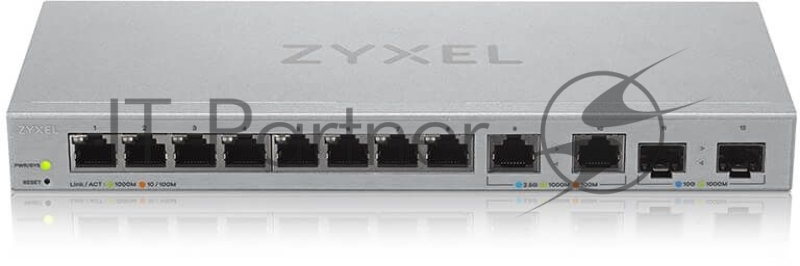 Коммутатор Zyxel XGS1210-12-ZZ0102F 8x1Гбит/с 2x2.5Гбит/с 2SFP+ управляемый