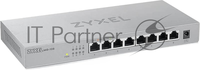 Коммутатор Zyxel XMG-108-ZZ0101F 8x2.5Гбит/с 1SFP+ неуправляемый