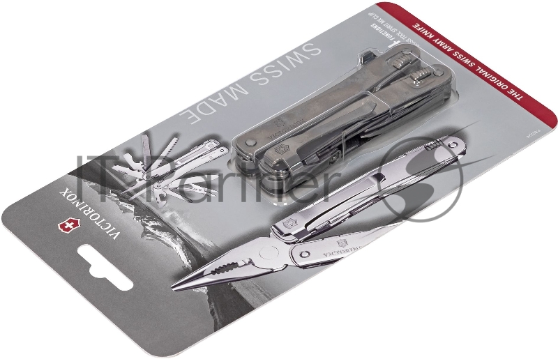 Мультитул Victorinox SwissTool Spirit MX Clip (3.0224.MKB1) 105мм 24функц. серебристый блистер