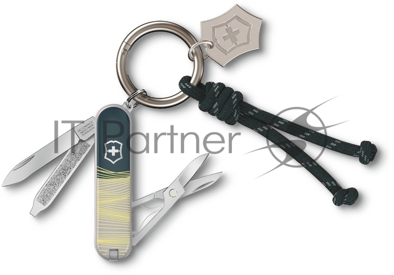 Нож перочинный Victorinox Classic SD New York Style (0.6223.E223) 58мм 7функц. зеленый подар.коробка