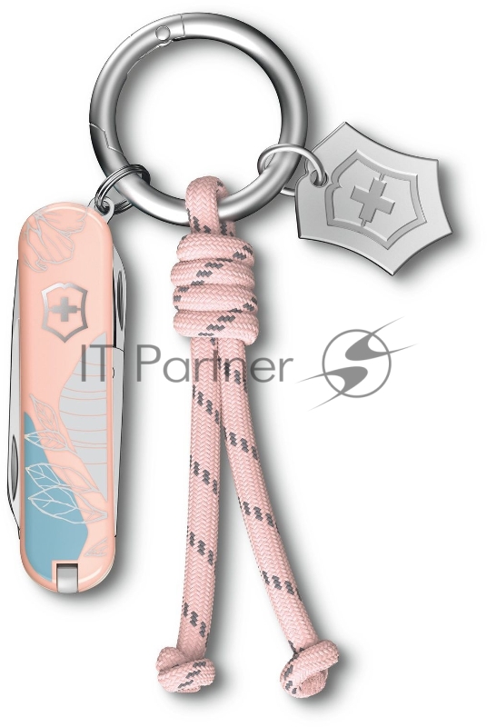 Нож перочинный Victorinox Classic SD Paris Style (0.6223.E221) 58мм 7функц. розовый подар.коробка